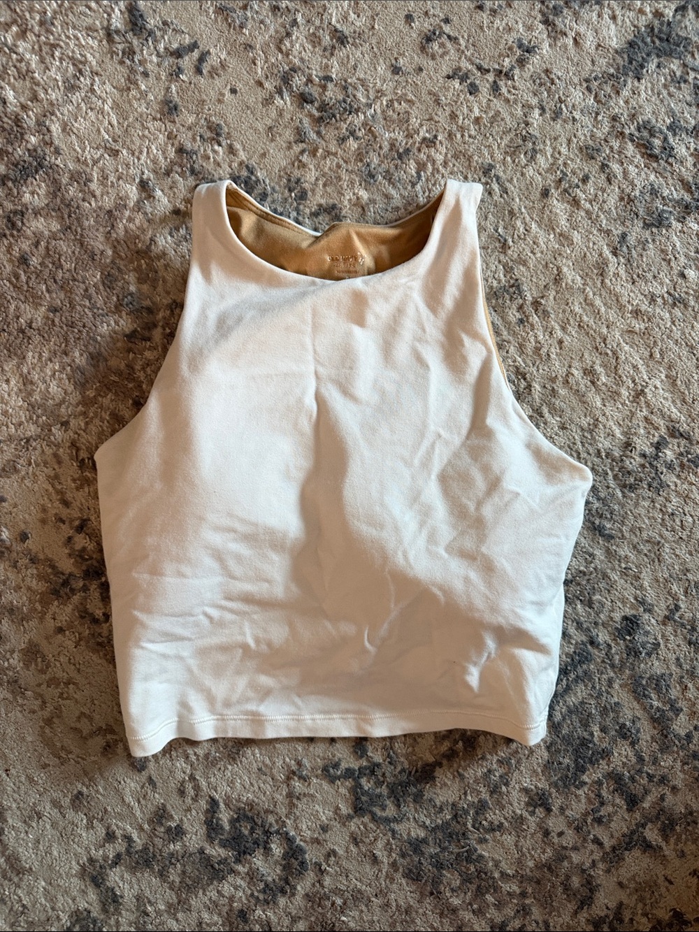Sleeveless white Crop Tank Top - Women